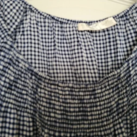 Terra and Sky Woman's Blue and White Size Blouse 2X - Picture 5 of 9